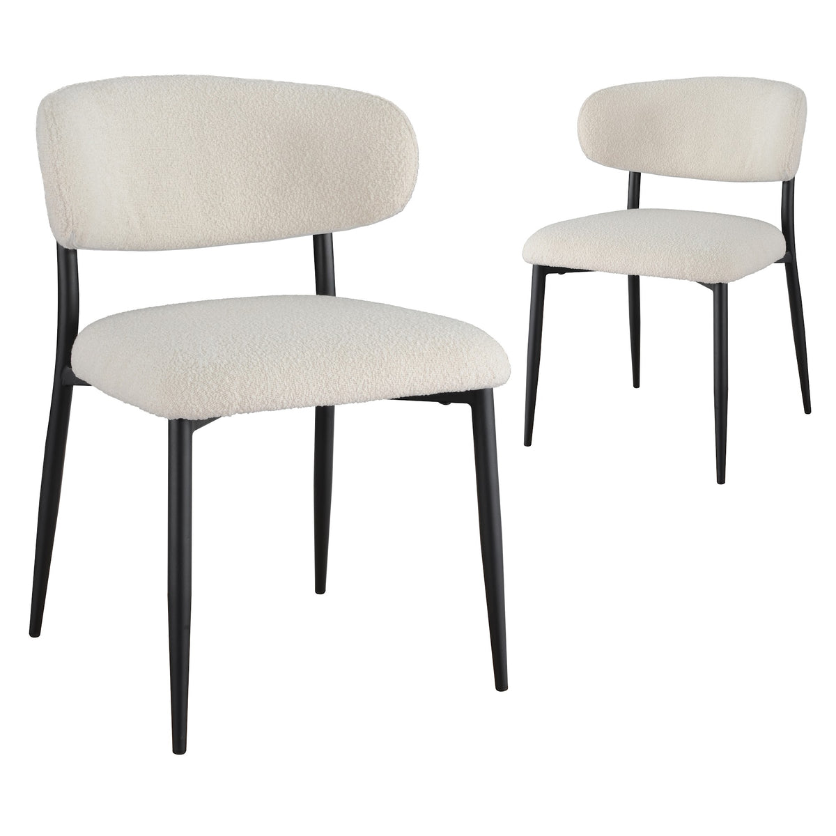 Milan Dining Chair Off White (Set of 2) - image 10