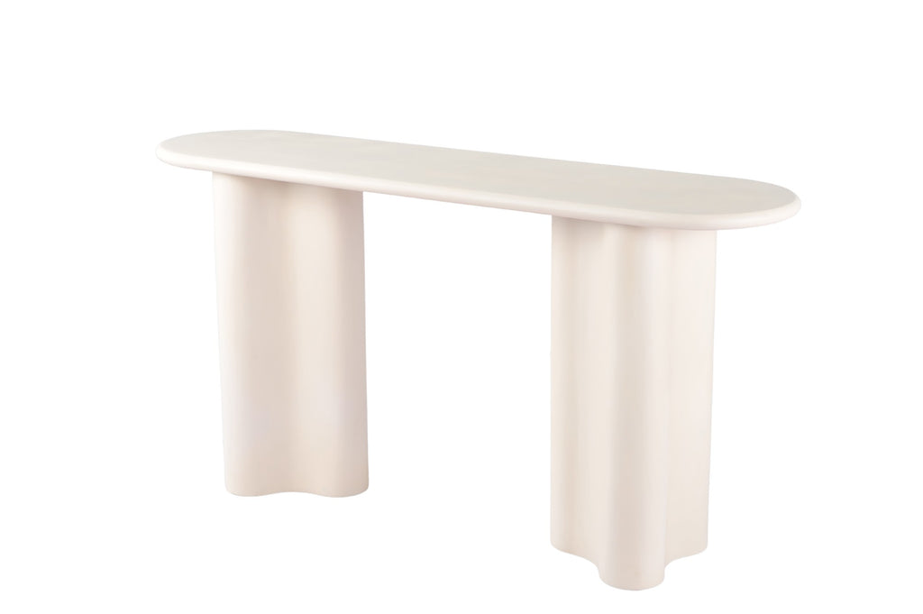 Coastal Console Table Pebble - image 8