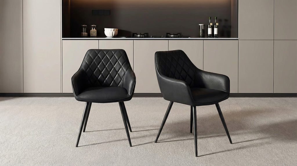 Zeus Dining Chair Black (Set of 2) - image 8