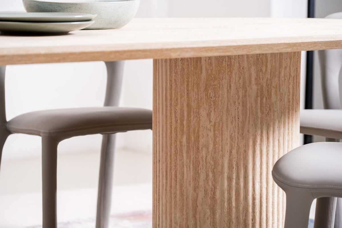 Milos Dining Table Limestone - image 6