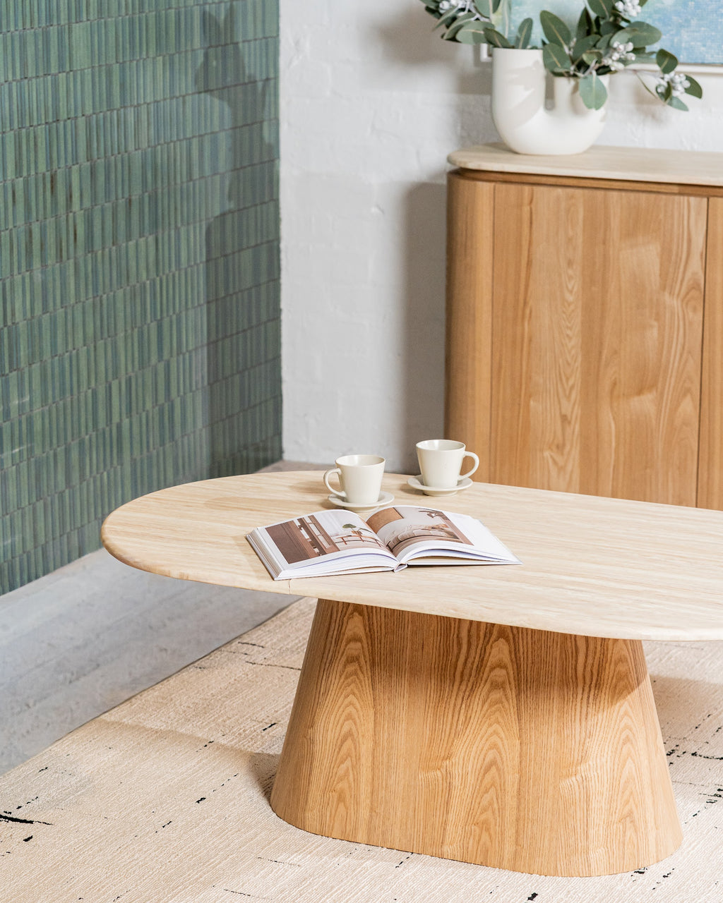 Waverley Coffee Table White Travertine - image 9