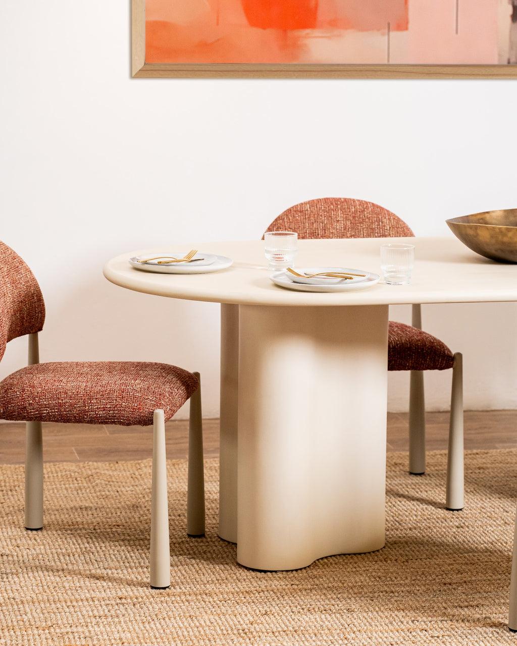 Coastal Dining Table Pebble - image 19