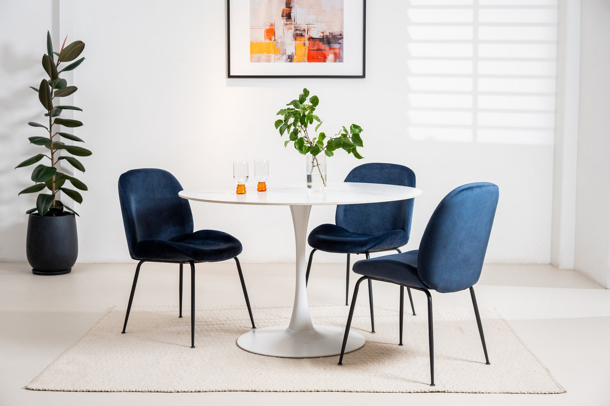 Scandi Large Dining Table Snow White - image 4