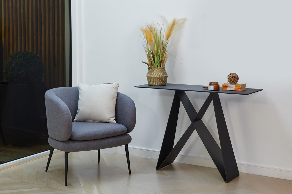 Etna Console Table Shadow Grey Ceramic - image 5