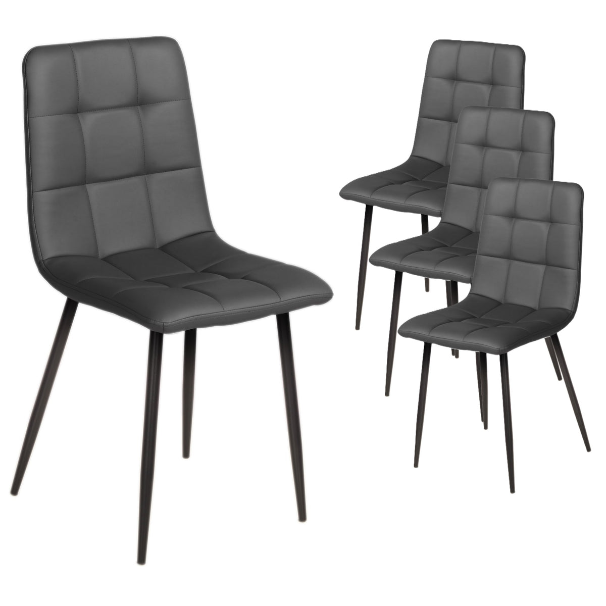 Jack Dining Chair Charcoal (Set of 2) - image 11