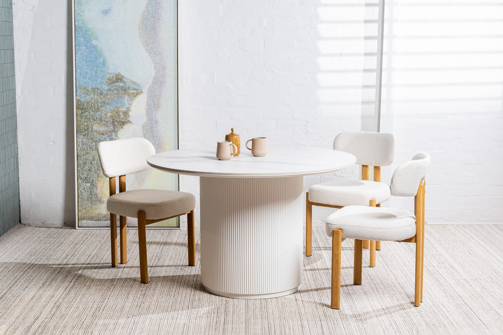 Windsor Dining Table Snow White Ceramic - image 42