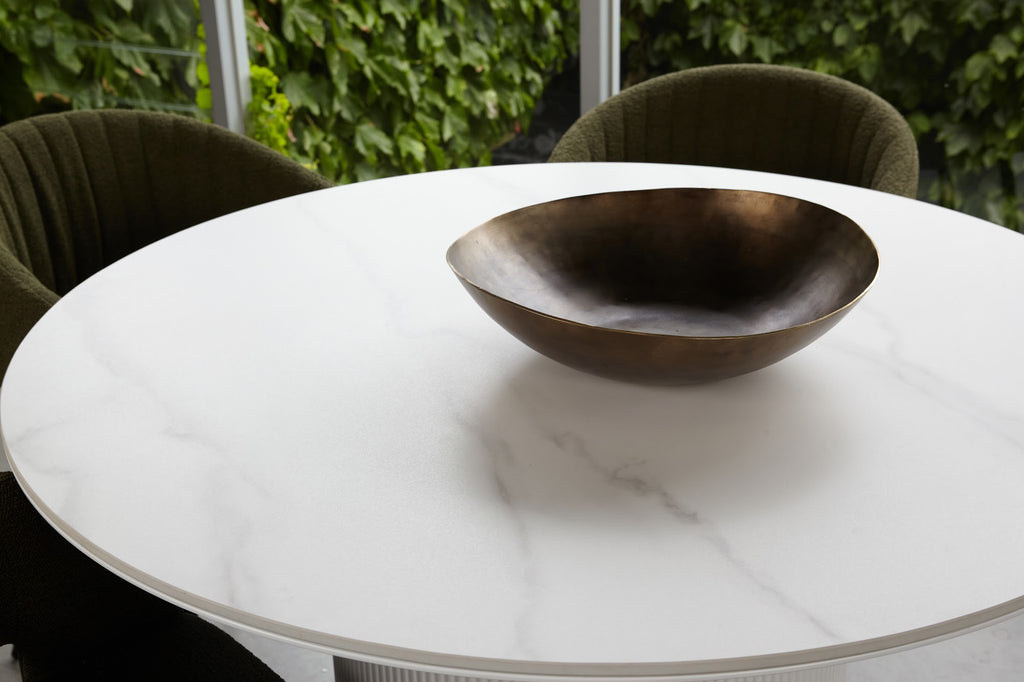 Windsor Dining Table Snow White Ceramic - image 8