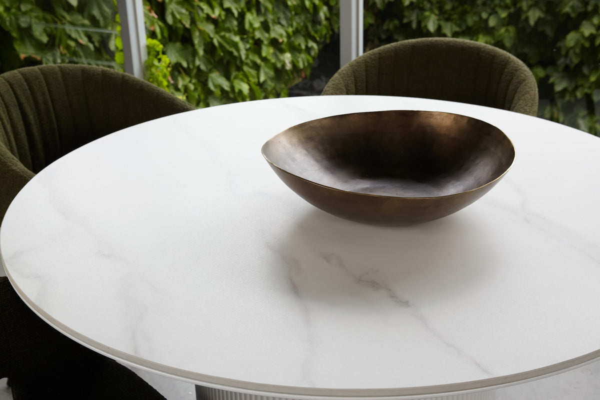 Windsor Dining Table Snow White Ceramic - image 8