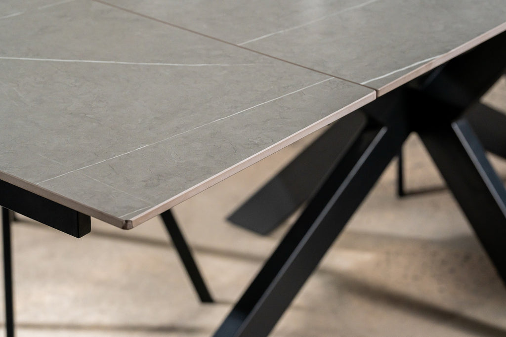 Newcastle Extension Dining Table Bulgarian Grey Ceramic - image 8