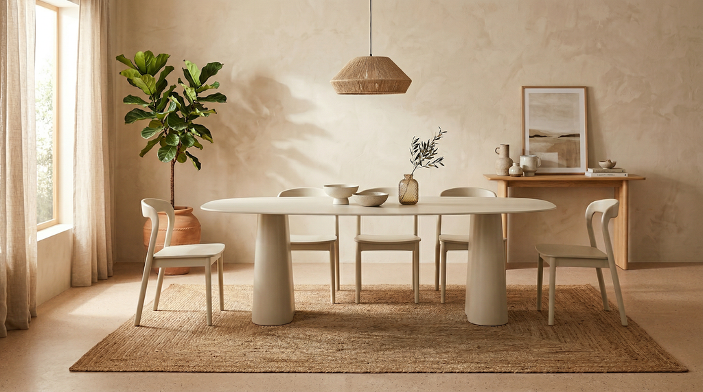 Portofino Dining Table Matte Tofu - image 6