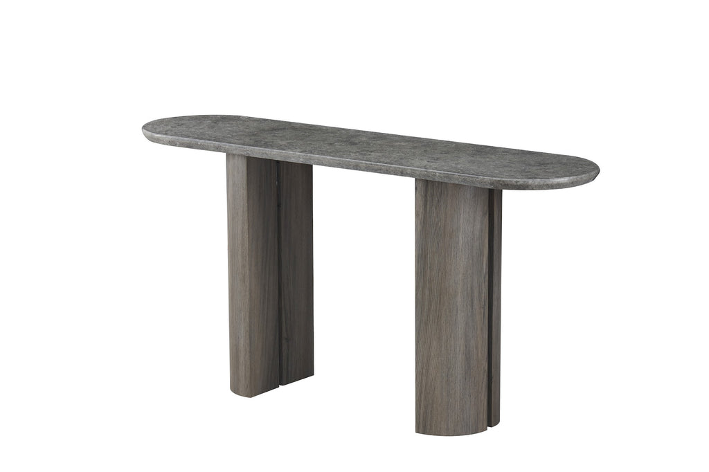 Corfu Console Table Grey Marble