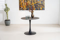 Scandi Medium Dining Table Black Sand