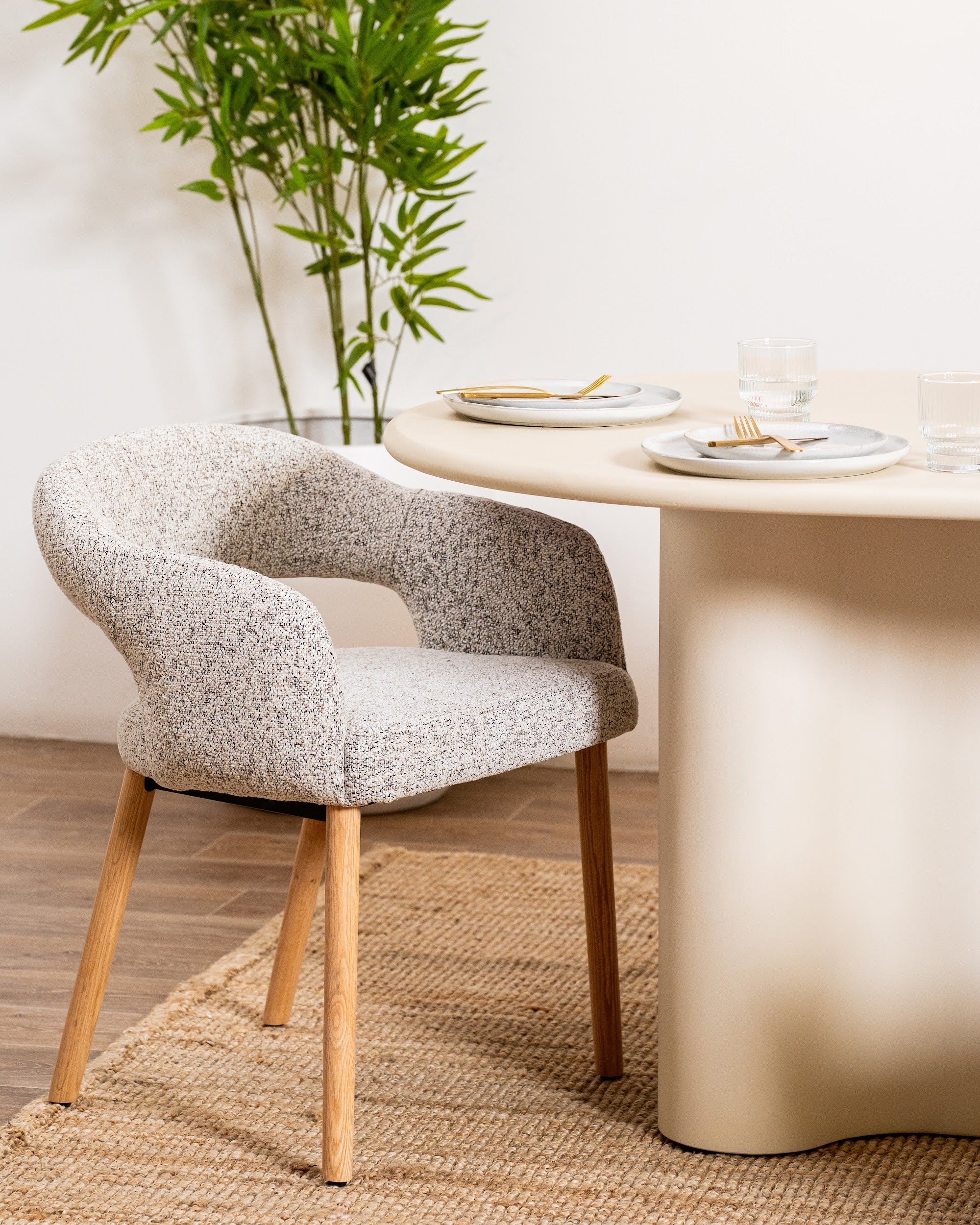 Coastal Dining Table Pebble - image 9