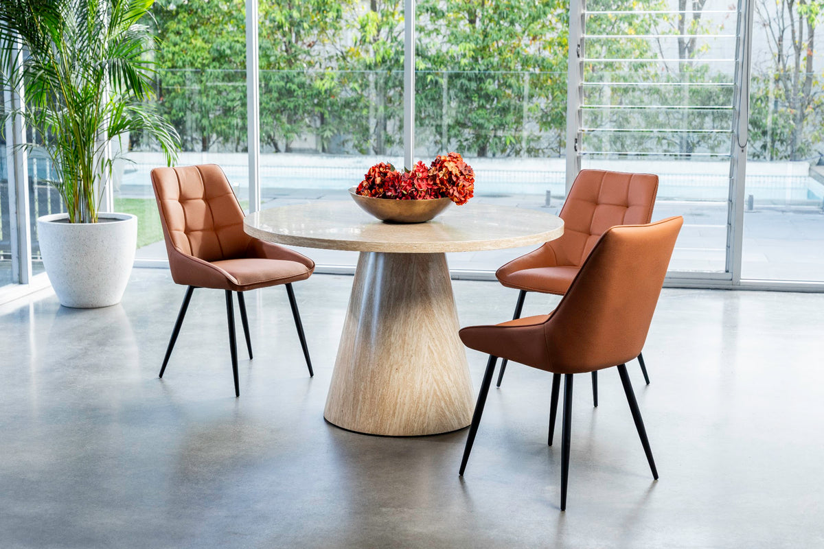 Tessa Round Dining Table French Fawn - image 16