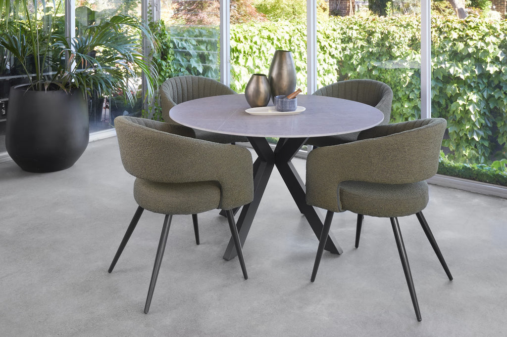 Venice Round Dining Table Bulgarian Grey - image 14