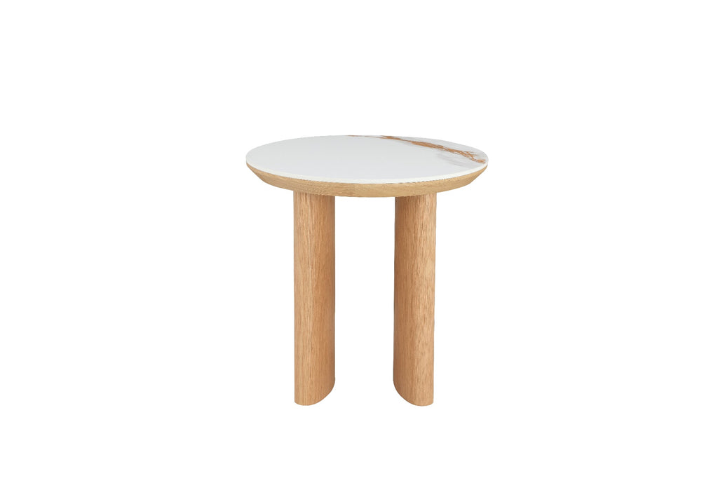 Lucerne Side Table Natural With Ceramic - image 2
