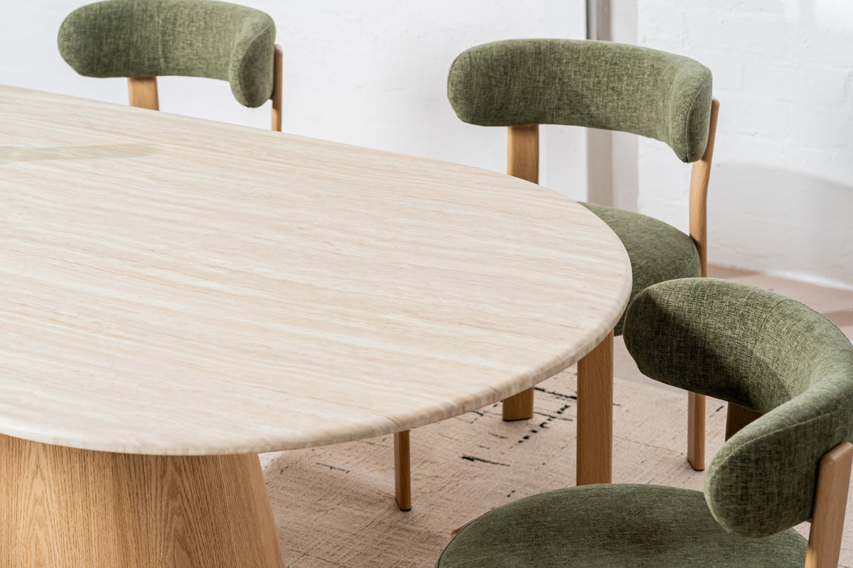 Waverley Large Dining Table White Travertine - image 12