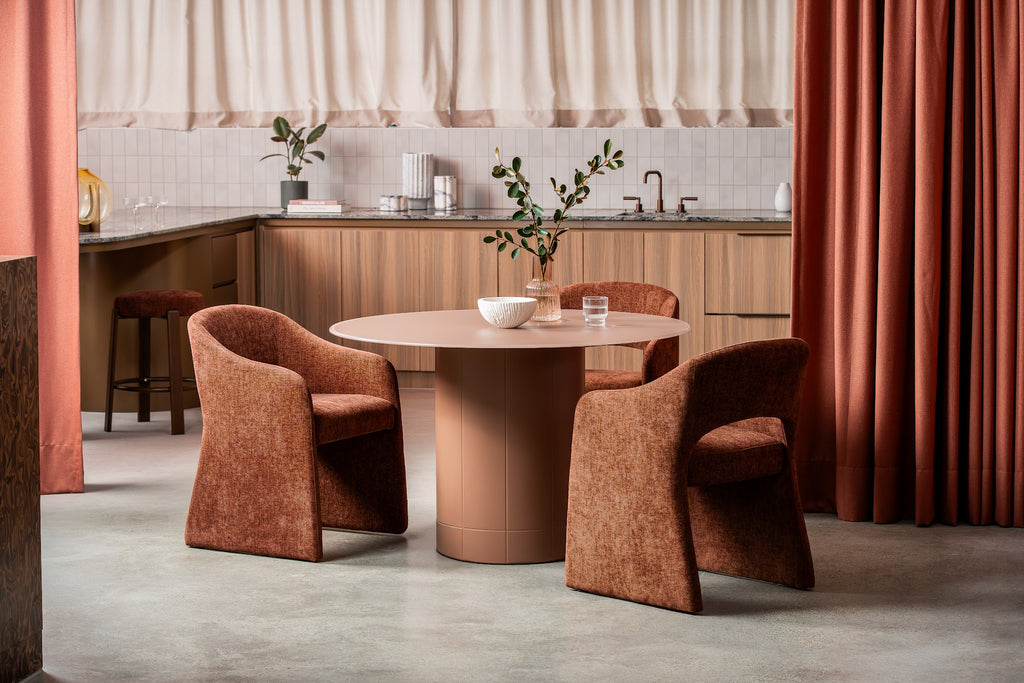 Rimini Dining Table Matte Chestnut - image 3