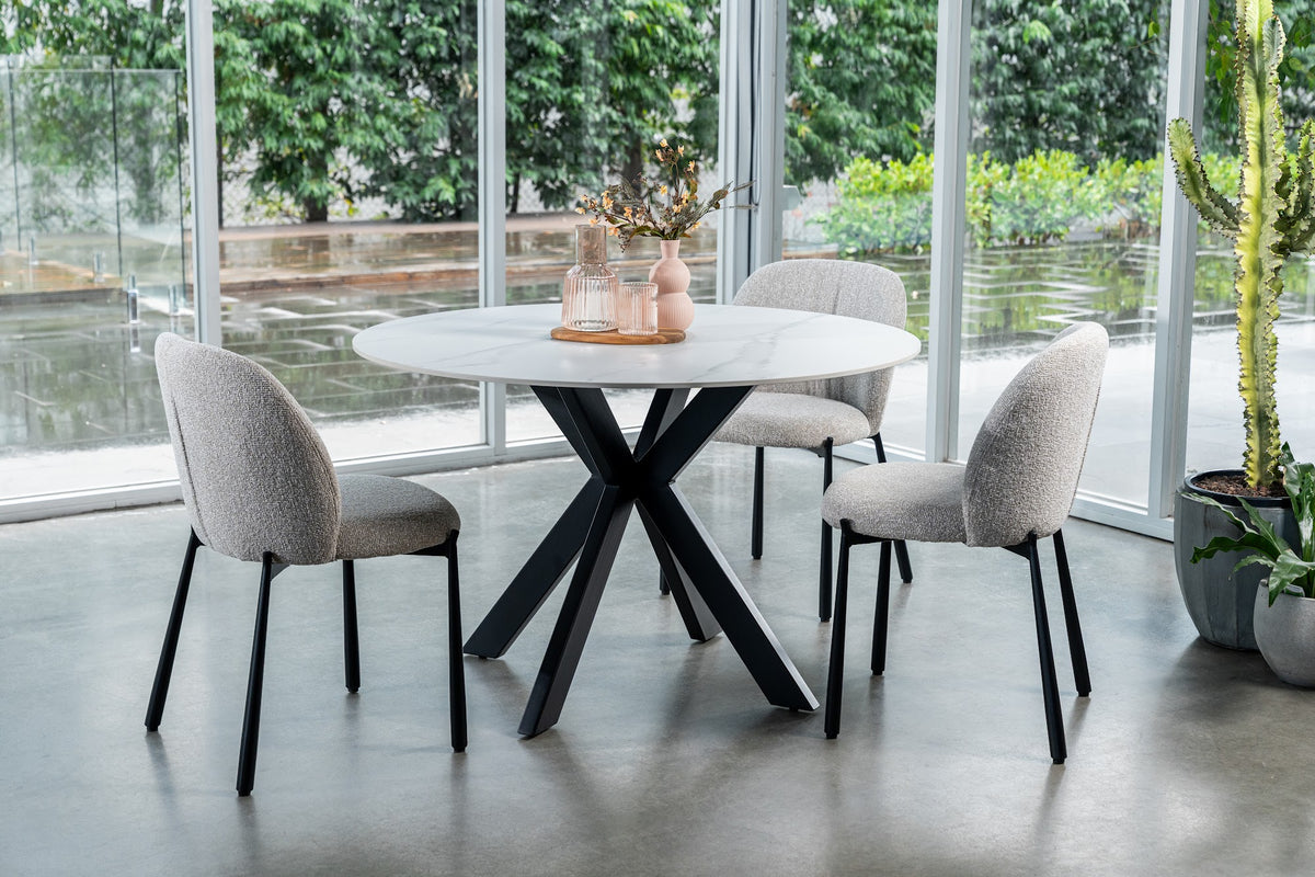 Venice Round Dining Table Snow White - image 6