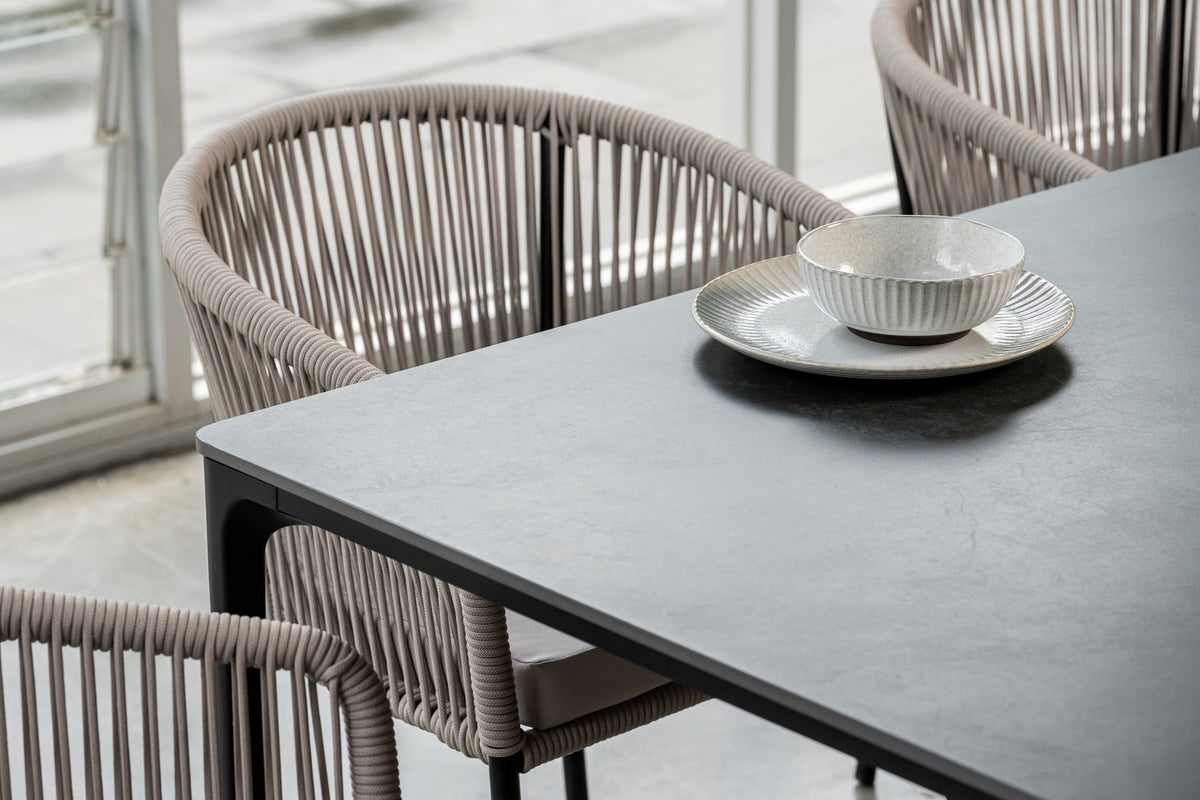 Magnate Dining Table Grey Stone Ceramic - image 31