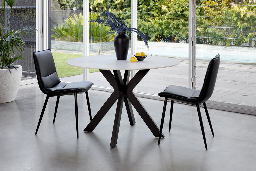 Venice Round Dining Table Snow White - image 12