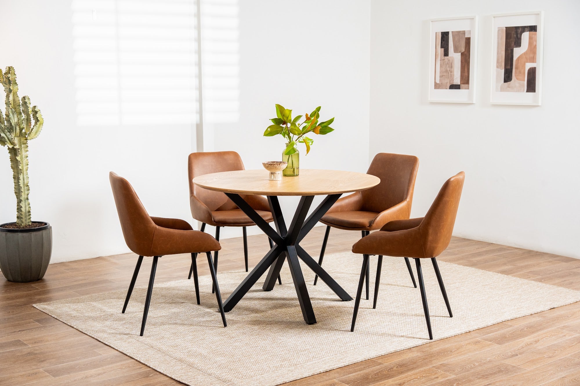 Costa Dining Chair Cognac (Set of 2) - image 5