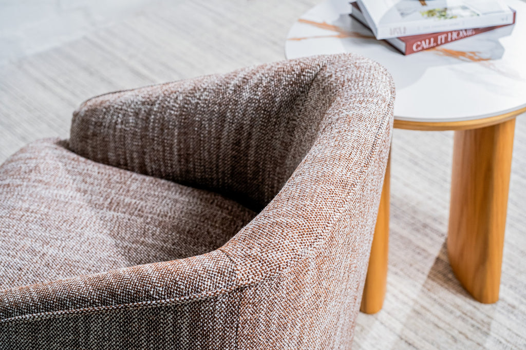 Austin Swivel Occasional Chair Chestnut - image 16