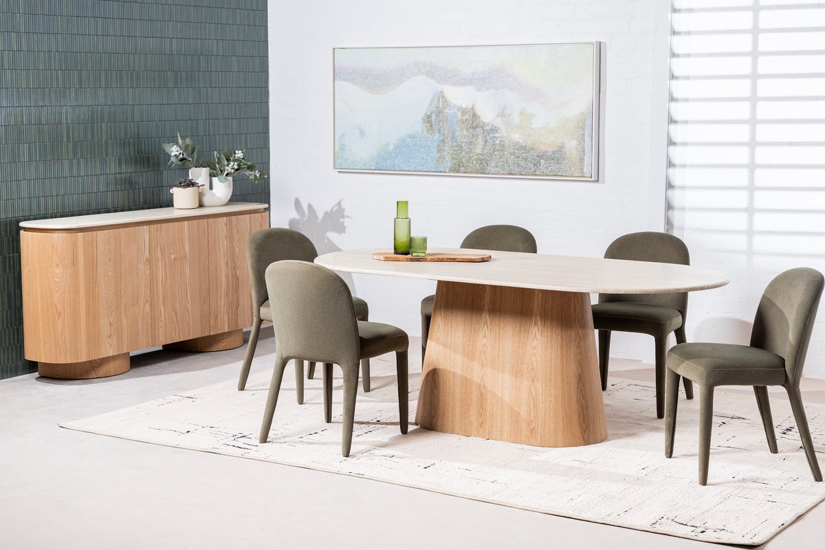 Waverley Dining Table White Travertine - image 21