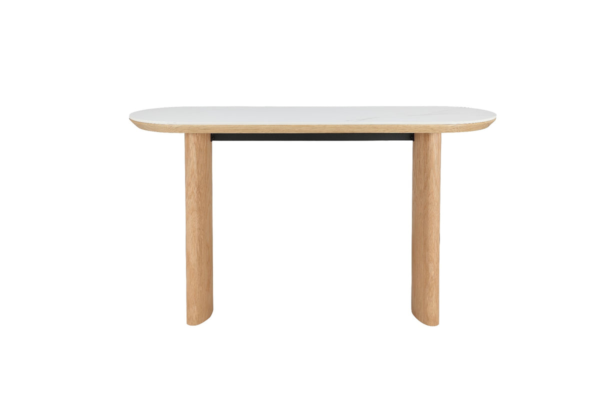 Lucerne Console Table Natural With Ceramic