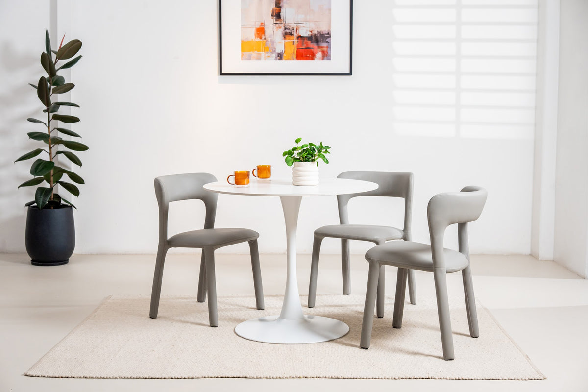 Scandi Medium Dining Table Snow White - image 3