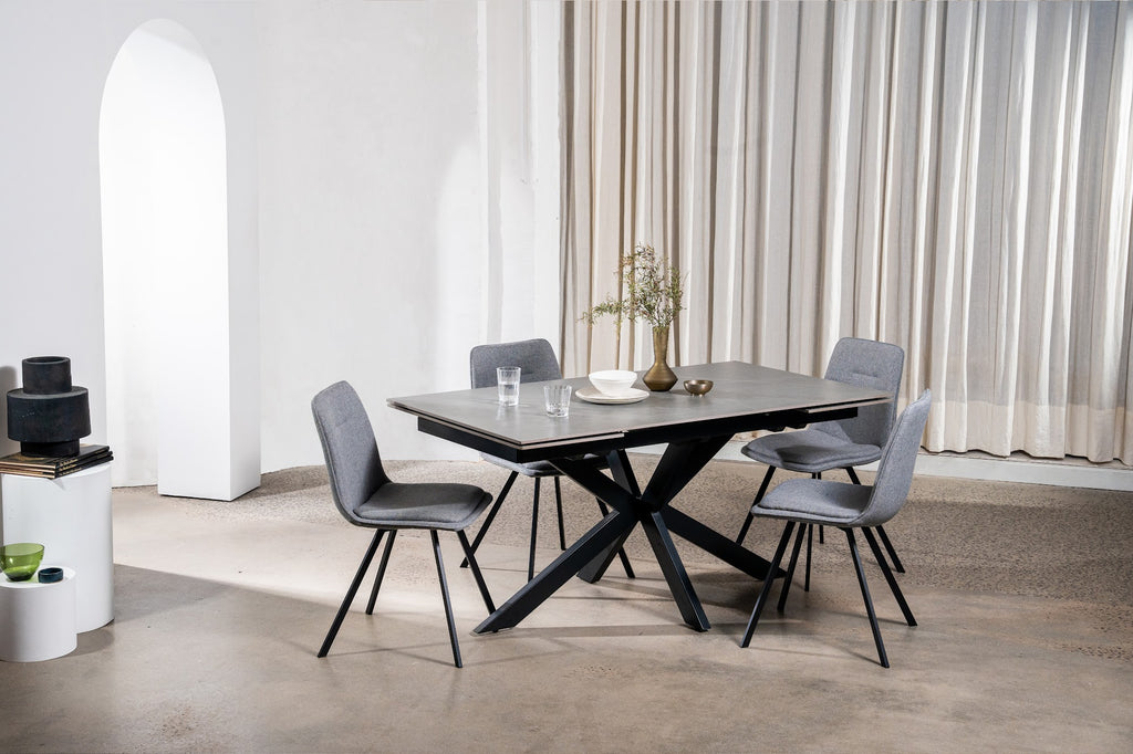 Newcastle Extension Dining Table Bulgarian Grey Ceramic - image 19