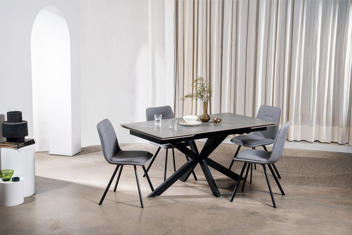 Newcastle Extension Dining Table Bulgarian Grey Ceramic - image 19