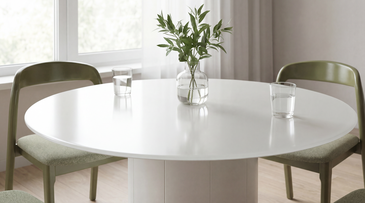 Rimini Dining Table Matte Tofu - image 3