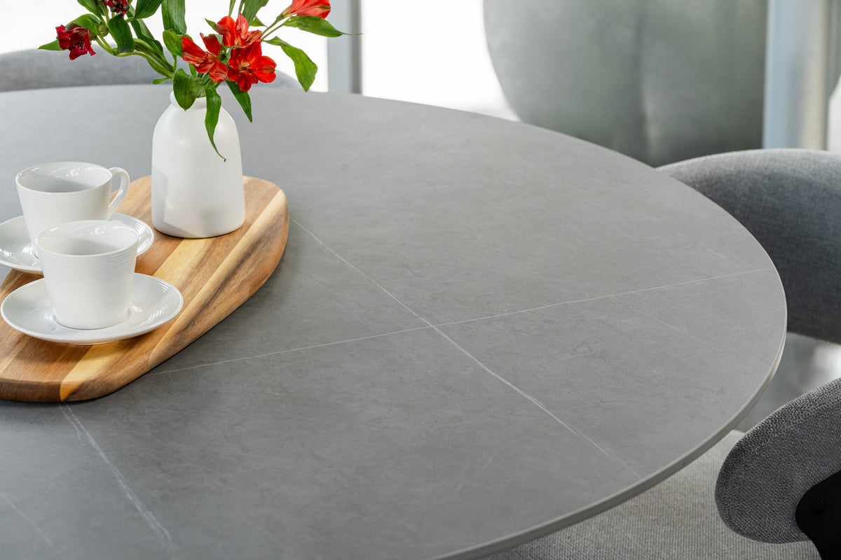 Venice Round Dining Table Bulgarian Grey - image 24