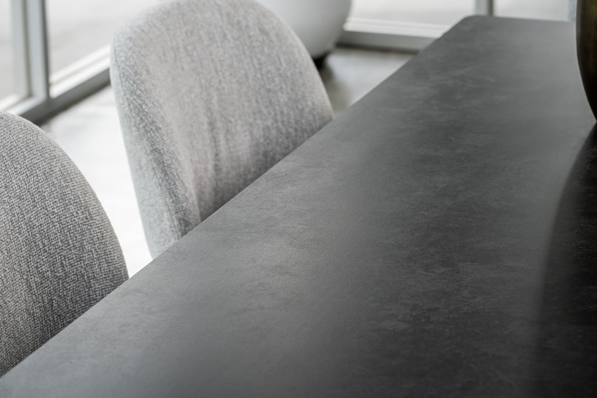Magnate Dining Table Grey Stone Ceramic - image 14