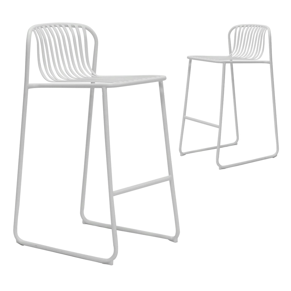 Swiss Bar Chair White (Set of 2) - image 6