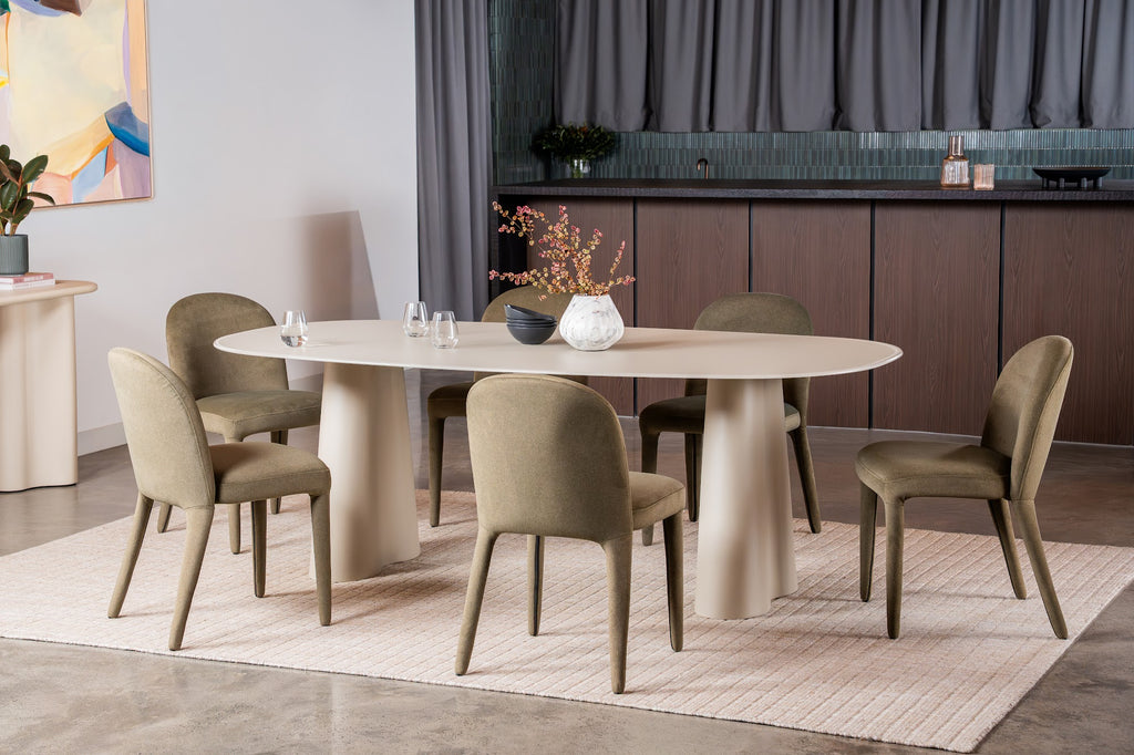 Portofino Dining Table Matte Tofu - image 9