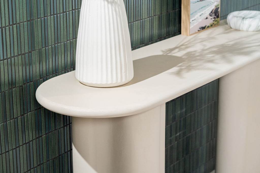 Coastal Console Table Pebble - image 21
