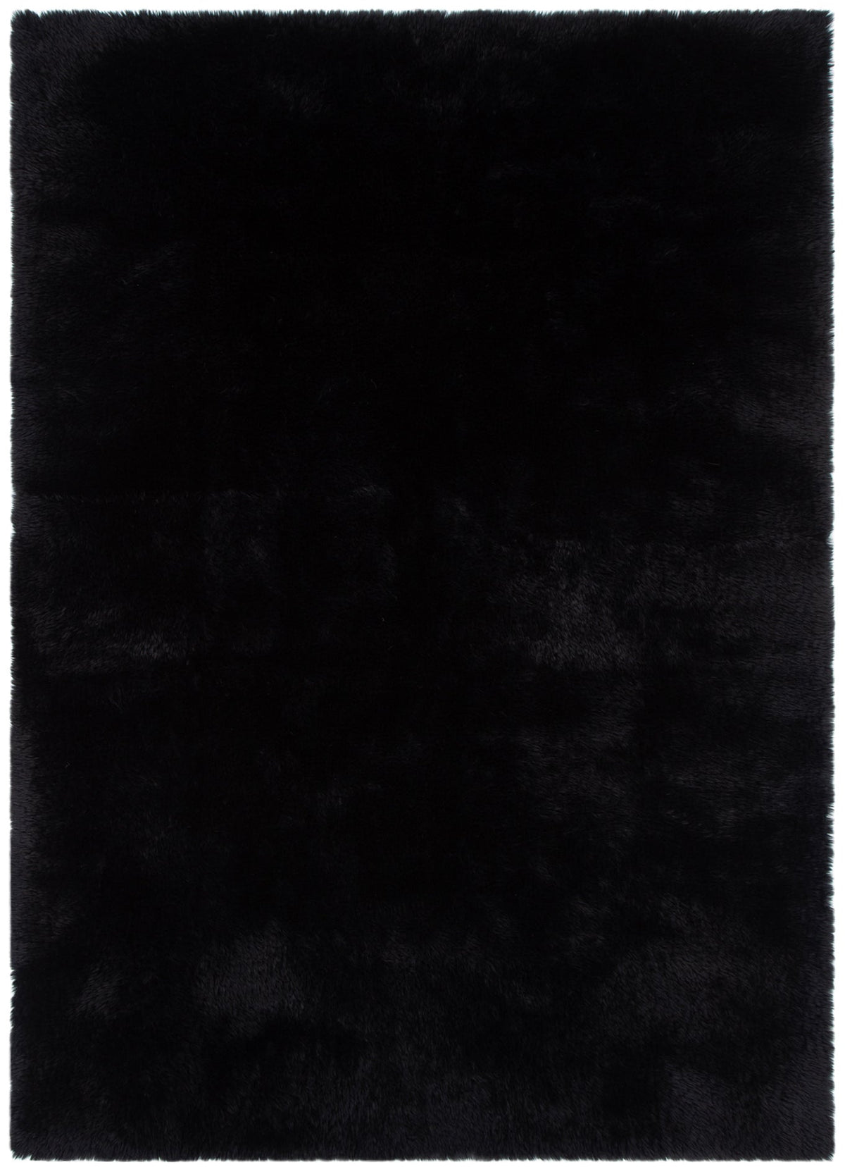 Lyla Machine Washable Shaggy Black Rug