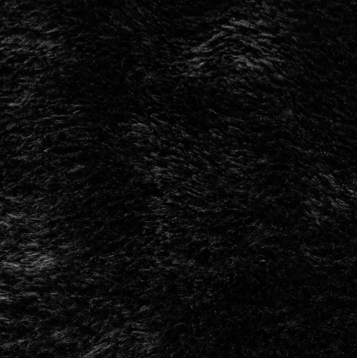 Lyla Machine Washable Shaggy Black Rug