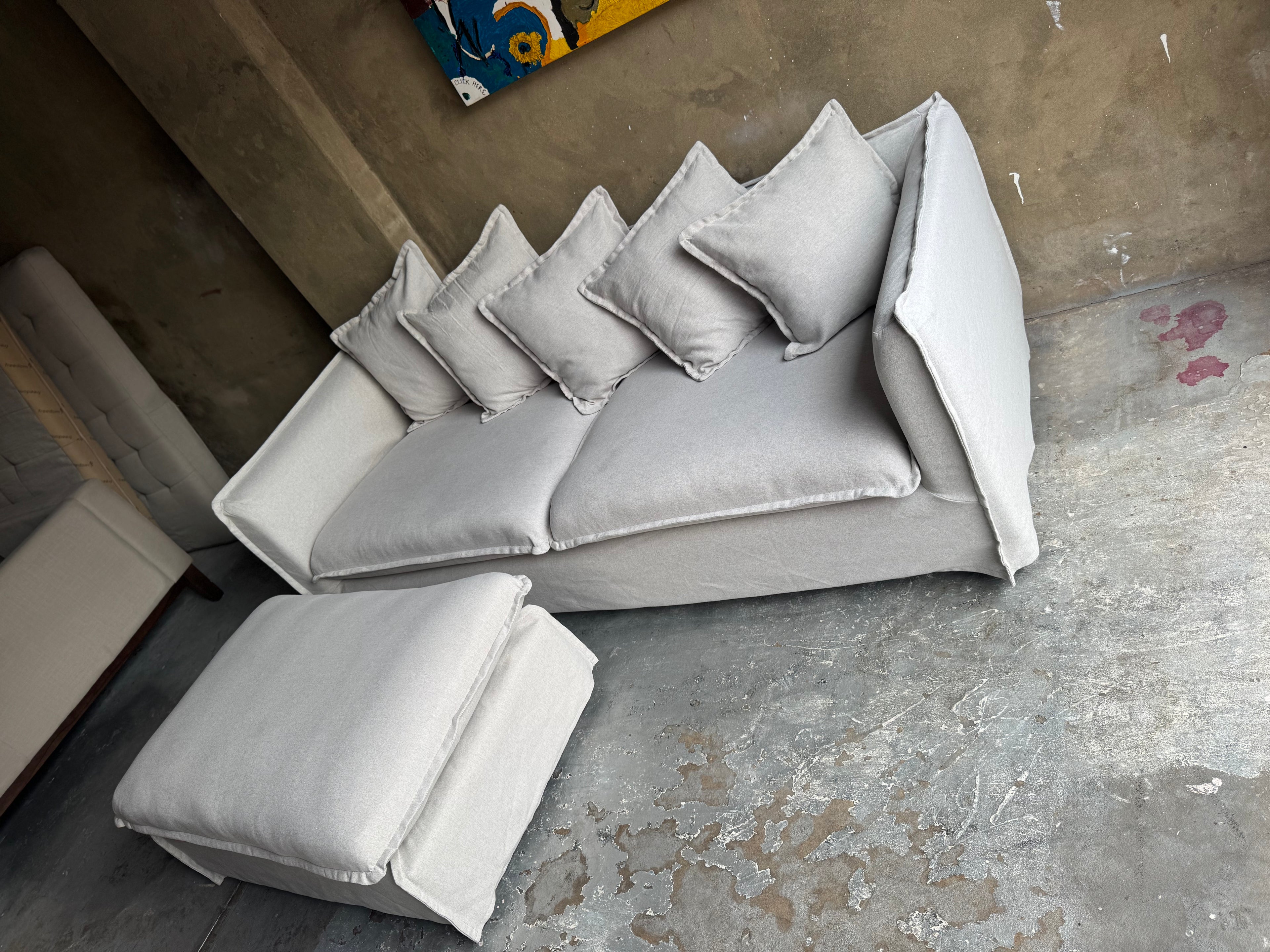 Temple & Webster Montauk Sofa & Ottoman