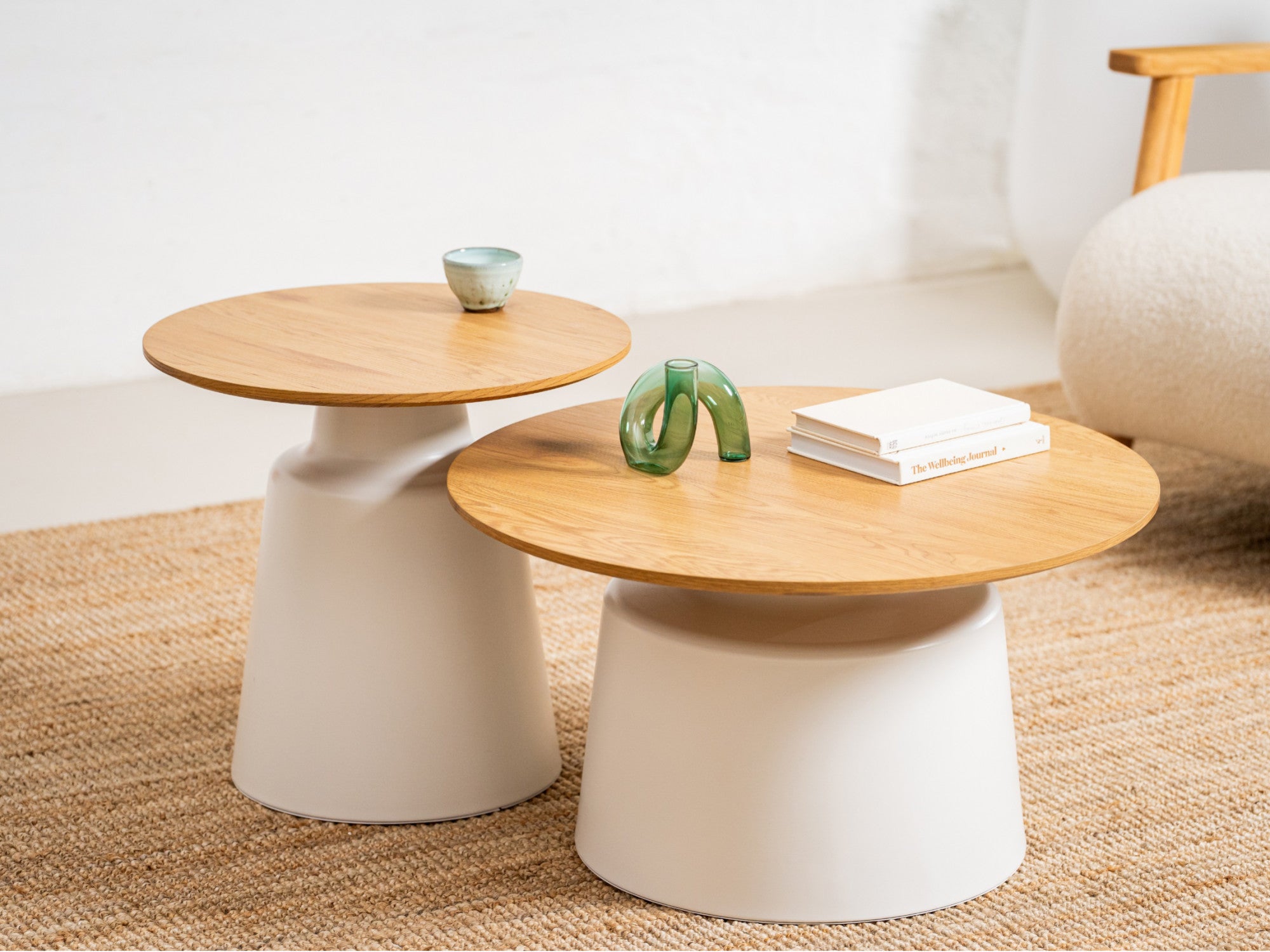 Cove Coffee Table Set - Oak