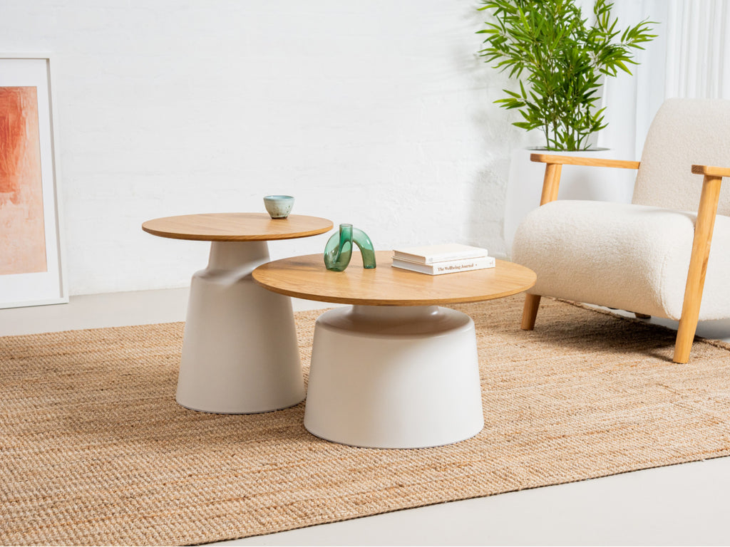 Cove Coffee Table Set - Oak