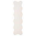 Ollie Scalloped Irregular Runner Ivory