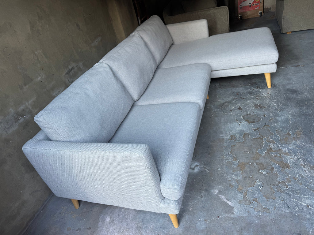 Castlery Tana L-Shaped Corner Modular Sofa – Light Grey
