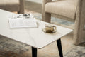 Bentley Coffee Table Snow White Ceramic