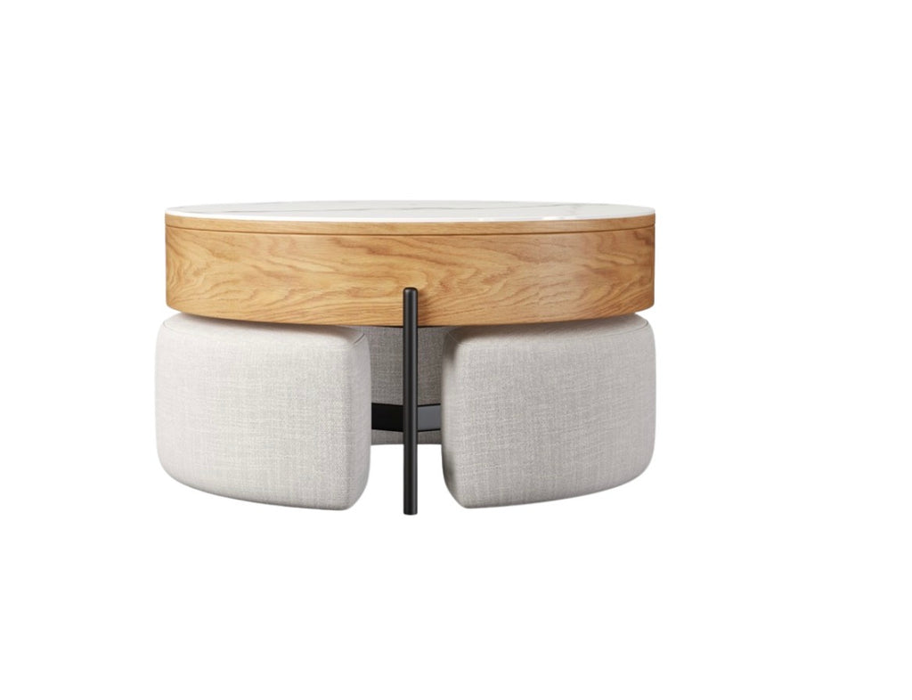 Tate Coffe Table Set with 3 Seats